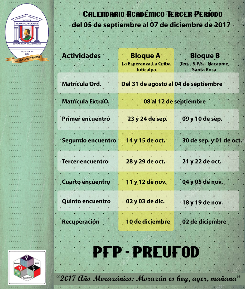 calendario 3p2017